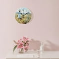 thumbnail image 3 of 14 Inch Wall Clock Battery Operated Silent Clock Decorative for Office, Kitchen, Outdoor, Living Room，Flower Women Field Graceful Drawing, 3 of 4