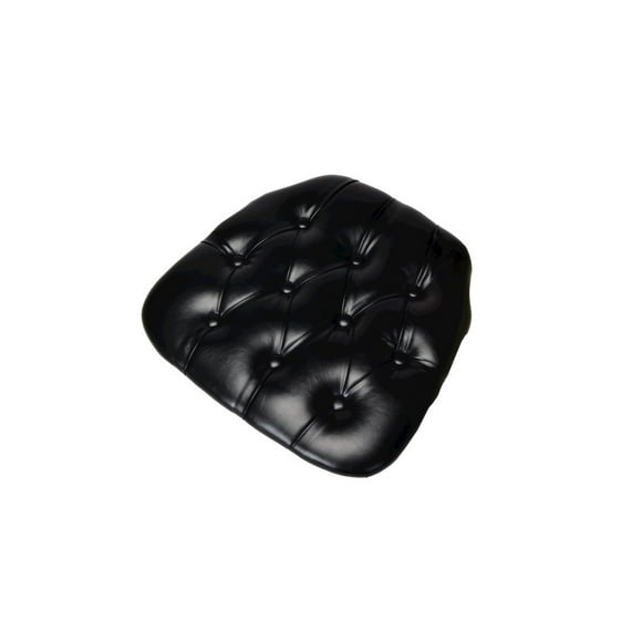 Commerical Seating Products CUP-V BK Black Tufted Vinyl Cushions Chairs