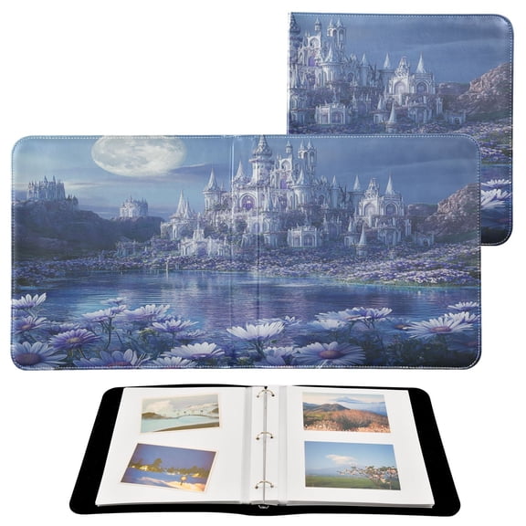 BZSMCE Photo Album Book Scrapbooking Fantasy Palacel Pattern Printed Picture Album
