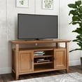 thumbnail image 3 of Pemberly Row Transitional Solid Wood 54" TV Stand in Light Golden Brown, 3 of 9