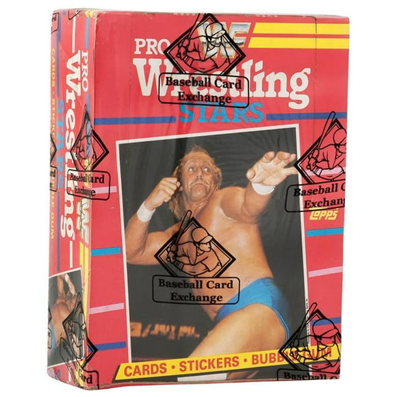 Schwartz Sports Memorabilia BX585TWE2 1985 WWF Pro Wrestling Stars Topps Boîte en Cire - Emballé BBCE - Lot de 36