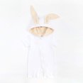 thumbnail image 2 of Toddler Baby Girls Boy Clothes Summer Romper Rabbit Ears Hooded Short-sleeved Jumpsuit Kids Summer Outfits, 2 of 8