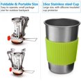 thumbnail image 4 of Ensemble de Cuisine de Camping, 10 Pcs en Aluminium durable, Ensemble Complet d'Outils de Camping, 4 of 6