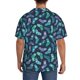 thumbnail image 3 of Balery Green Christmas Print Socks Camisa Casual de Manga Corta con Botones para Hombre, Texturizada, Estilo Cubano, para Playa, Verano-4X-Large, 3 of 5
