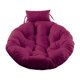 thumbnail image 1 of Cojín colgante para silla de cesta de 90 cm, cojín para silla de huevo para jardín, hogar y cocina. Violeta, 1 of 9