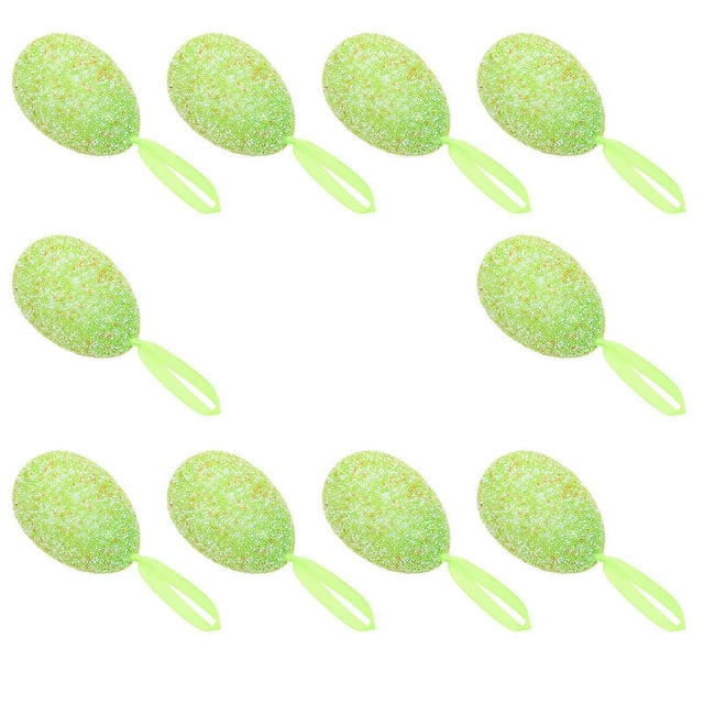 Easter Themed Egg-Shaped Decorative Eggs For Family Celebrations Craft Activities 10Pcs