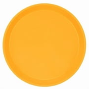 Cambro 1300171 13" Round Tuscan Gold Customizable Fiberglass Camtray - 12/Case