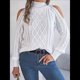thumbnail image 5 of Suéteres de Mujer con Hombros Descubiertos, Otoño-Invierno 2025, Larga, Suave, Grueso, de Punto , Tops de Jersey. S, 5 of 10