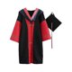 thumbnail image 1 of 1 juego de uniforme de graduación, poliéster transpirable antideformación, elegante uniforme académico festivo para unisex, M, rojo, 1 of 5