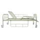 thumbnail image 1 of Cama Hospitalaria Manual 2 Manivelas Magnimed Acero inoxidable Barandales abatibles Ruedas con freno Soporta hasta 130 Kg, 1 of 9