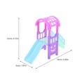 thumbnail image 2 of FRCOLOR 10pcs Miniature Dollhouse Playground Slide Plastic Mini Playground For Dollhouse Or Sand Table Doll House Crafts Home Ornaments, 2 of 8