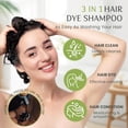 thumbnail image 6 of Hair Dye Shampoo 3 in 1, Professional Semi-Permanent Color Shampoo for Women & Men, Easy To Use,16.9 Fl Oz(Golden Brown), 6 of 9
