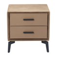 thumbnail image 3 of Montana Side Table Brown End Table, Modern Style, MDF rectangular shape tabletop, Plywood, Indoor Living, 3 of 5