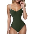 thumbnail image 1 of Traje de Baño de Suspensión de las Mujeres, Cuello en V Correa Atrás una Pieza con Control Abdominal para la Playa Y la Piscina, Sexy Conjunto de Trajes de Baño de Verano, 1 of 9