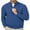 Blue, variant on Iceglad Mens Quarter-Zip Sweater Textured-Knit Mock Neck Pullover Business Casual Slim Fit Knit Texture Sweater
