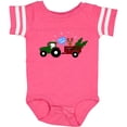 thumbnail image 3 of Inktastic Plaid Christmas Tractor With Cute Reindeer Boys or Girls Baby Bodysuit, 3 of 5