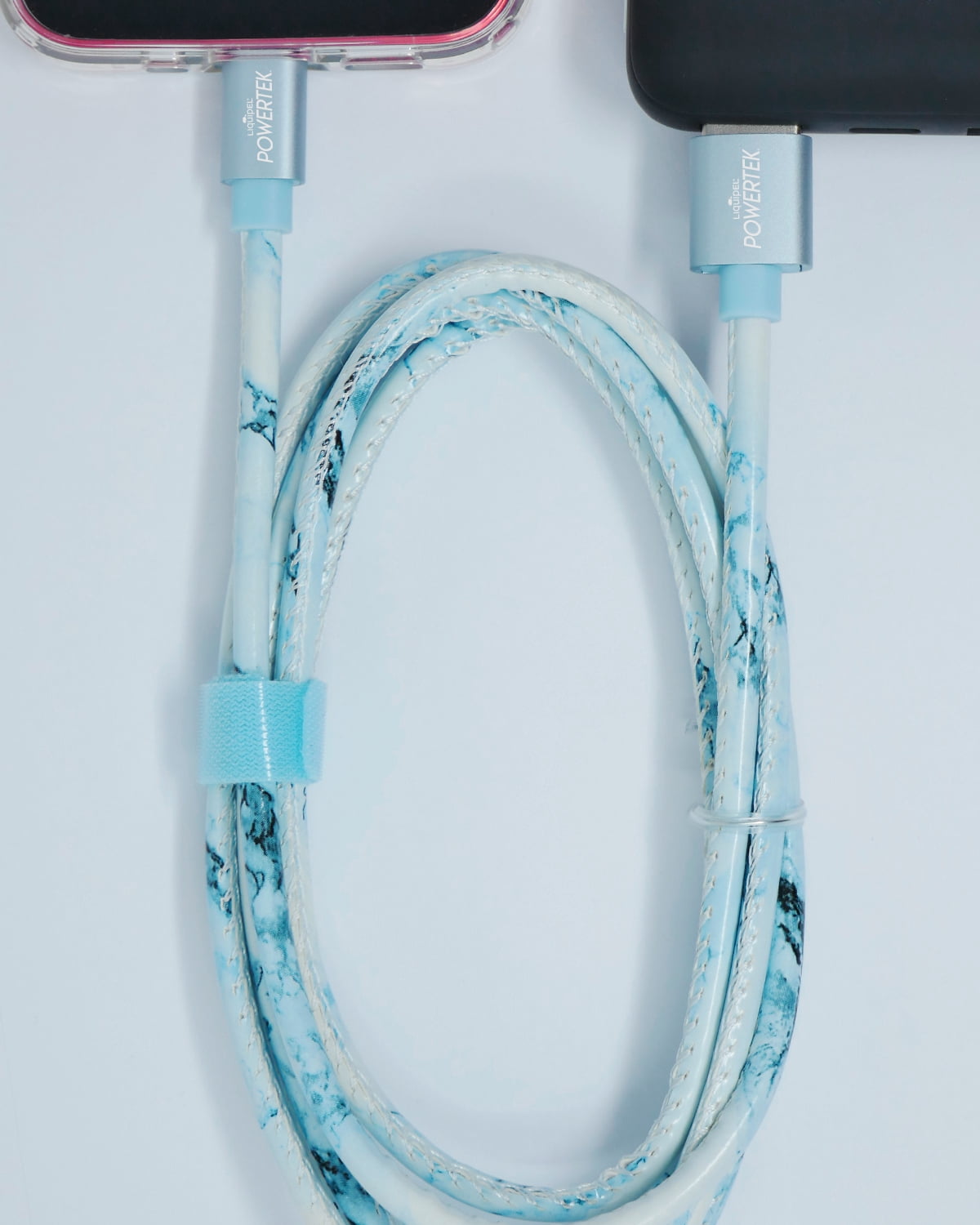 Liquipel Lightning Marble Cable - Blue