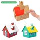 thumbnail image 4 of Children Handmade DIY Painting Biscuit House Festival Decorations Kindergarten Kids Gifts Luminous Homemade Hut Christmas Gift, 4 of 5