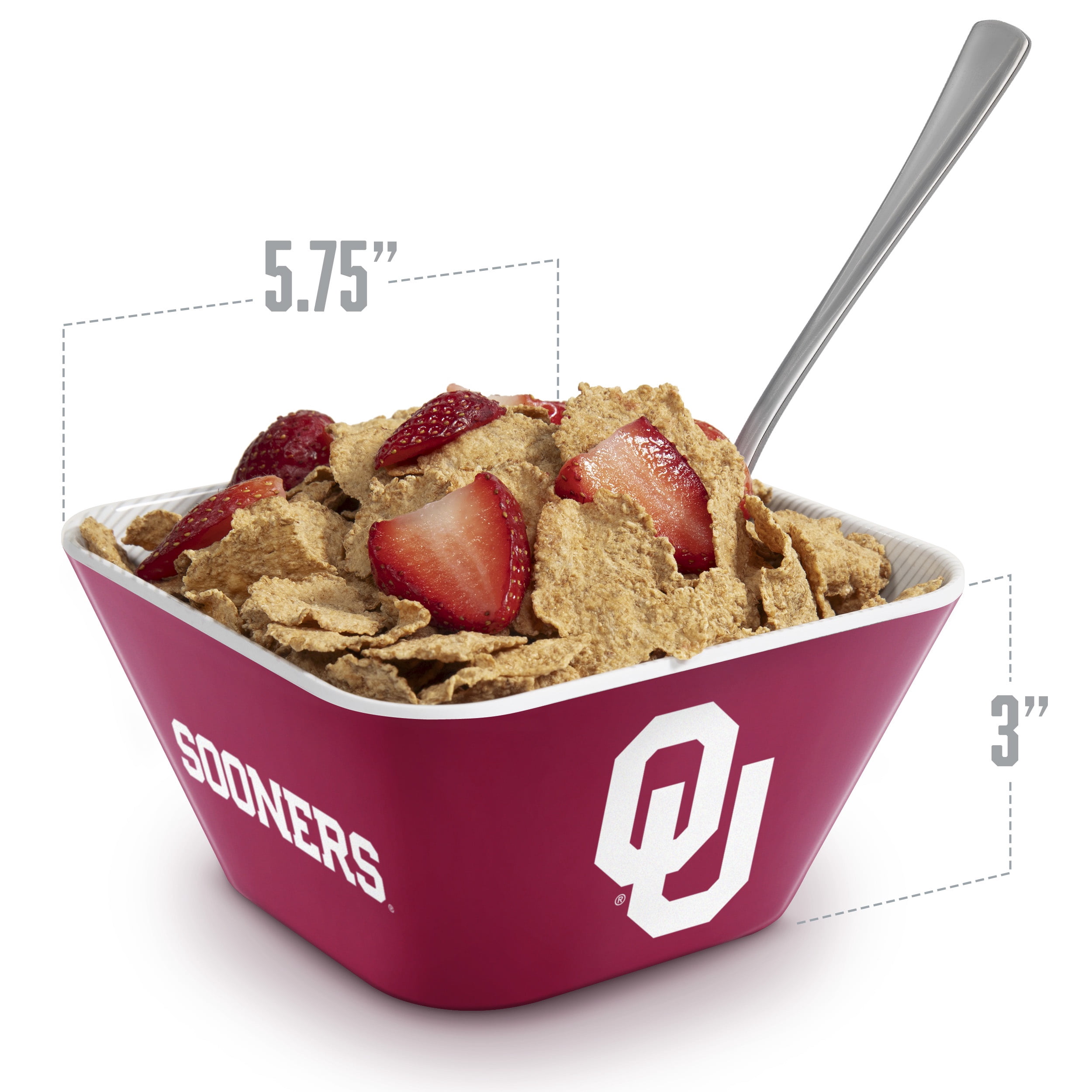 YouTheFan NCAA Oklahoma Sooners Small Snack Bowl