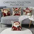 thumbnail image 4 of ZOUBAOQ Collection de Noël Taie d'Oreiller Décor Festif pour Salon Canapé, 4 of 8