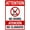 Warning Sign 4, variant on Attention No Diving Bilingual Pool - 8"x12" Pool Security Metal Sign, Home Business Outdoor Indoor Road Decor