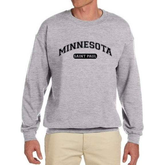 Minnesota, Saint Paut Men Sweatshirt, Male Large