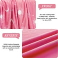 thumbnail image 3 of Teler Cooling Blanket for Hot Sleepers, Summer Cold Blankets for Sleeping Night Sweats to Keep Cool, Queen Size, Pink, 3 of 5
