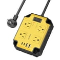 thumbnail image 1 of Power Strip PAEWOK de 8 salidas con 4 puertos USB (2 USB-C) 1200J, 1 of 7