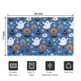 thumbnail image 5 of Evil Pumpkin Ghost Non-Slip Door Mat - Innovative Design x Inch Cartoon Halloween Pumpkin Protection Throw Rugs Switch Rug for Entryway Porch Entryway Kitchen, 5 of 7