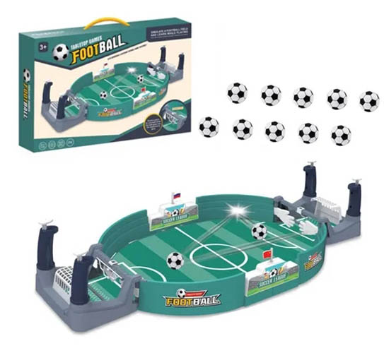 Tabletop Interactive Football Game Toys with 10 soccer balls For