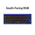 thumbnail image 3 of Teclado mecánico Keychron Q2 Barebone 65% con cable, azul, 3 of 8