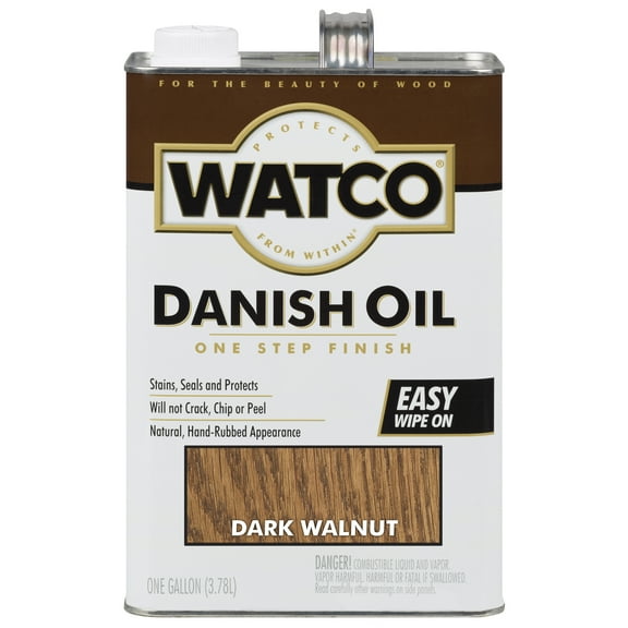 2 Pack, Dark Walnut, Watco Danish Oil - 65831, Gallon