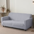 thumbnail image 4 of MeyJey Waterproof Sofa Cover, Slipcover for 4 Seat Sofa, Stretch Furniture Protector for Kids Dogs Cats Pets, Gray, 4 of 10