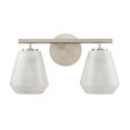 thumbnail image 6 of AC12182BN Artcraft Lighting Brooke - 2 Light Bath Vanity-8 Inch Tall and 14.75 Inch Wide-Brushed Nickel Finish, 6 of 15