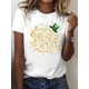 thumbnail image 1 of Happy Patrick's Day Women's T-Shirt - Casual Crew Neck, Short Sleeve Top with Creative Print, Breathable Polyester, Machine Washable - Perfect for Spring & Summer Tee For Adult, Men, Women, Teen, Tee, 1 of 6