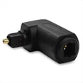 thumbnail image 6 of 2PCS Digital Audio Video Cables Digital Optical 90 Degree Audio Cable Adapter Male to Female Right Angle Toslink, 6 of 6