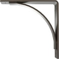 thumbnail image 4 of Ekena Millwork 3"W x 10"D x 10"H Morris Steel Bracket, Hammered Brown, 4 of 11