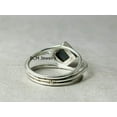 thumbnail image 5 of 925 Sterling Silver Ring For Women & Men, Labradorite Ring Gemstone Unique Handcrafted Ring For Her Or Him, 5 of 6