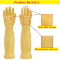 thumbnail image 3 of Guantes de limpieza XCF resistentes al agua y al aceite amarillo M, 3 of 4