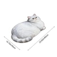 thumbnail image 3 of Roiihwy Cat Bath Rug - Cute Bath Mat,Soft and Fluffy Round Bath Rugs,Non-Slip Absorbent Bath Mats,Cat Bathroom Mats for Bathroom,Kid Room,Bedroom, 3 of 6