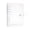 Gray-K, variant on A6 Transparent Binder Shell,A6 Transparent Pvc Binder Cover, Plastic Notebook with Inner Pockets, Silver Round Rings Budget Journal Folder for Inserts Paper