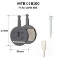 thumbnail image 3 of Bicycle Metal Resin Disc Brake Pads For Avid Xo Trail Elixir Bb5 Bb7 Bike Pairts, 3 of 5