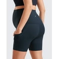thumbnail image 2 of CRZ YOGA Womens Butterluxe Maternity Yoga Biker Shorts with Pockets 5 Inches, 2 of 5