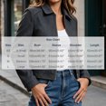 thumbnail image 3 of Mifsaly Womens Cropped Bomber Jackets Zip Up Collared Fall Coat Slim Fit Trendy 2026 Daily Casual Going Out Work Office Lounge Outfits with Pockets Dark Gray,XS, 3 of 7