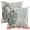 Green, variant on Unique Bargains Pack of 2 Soft Palm Leaf Pattern Cushion Case Green 18" x 18"