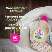 Dapple Baby Laundry Detergent, Lavender Scent, 50 fl oz Bottle