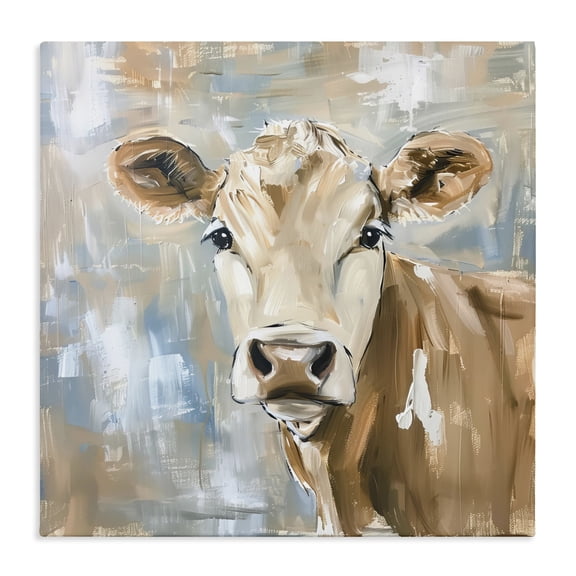 Stupell Industries The Brown Cow Abstract Canvas Wall Art, design by Tina LeCour