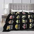 thumbnail image 4 of Wijzvio Gift For Toddler Kid Car Lover Throw Blanket Soft Fuzzy Fleece Blanket For Couch Bed Living Room Decoration 50"X40", 4 of 9