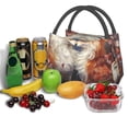 thumbnail image 3 of Fotbe Romantic Flower Fox Couple Bolsa Térmica Portátil con Estampado, Bolsa de Entrega de Alimentos Aislada, Bolsa Reutilizable de Gran Capacidad para Comidas y Supermercado, 3 of 6