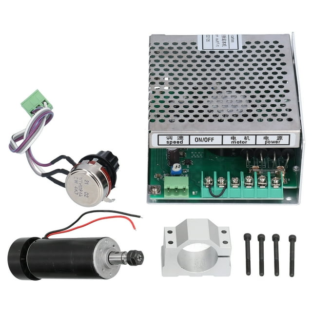 Air Cooled Spindle Motor, Spindles Fixture 52mm Pulse Width 500W Quiet Stable For Carving For Drilling For Solid Wood PCB ANGGREK Otros